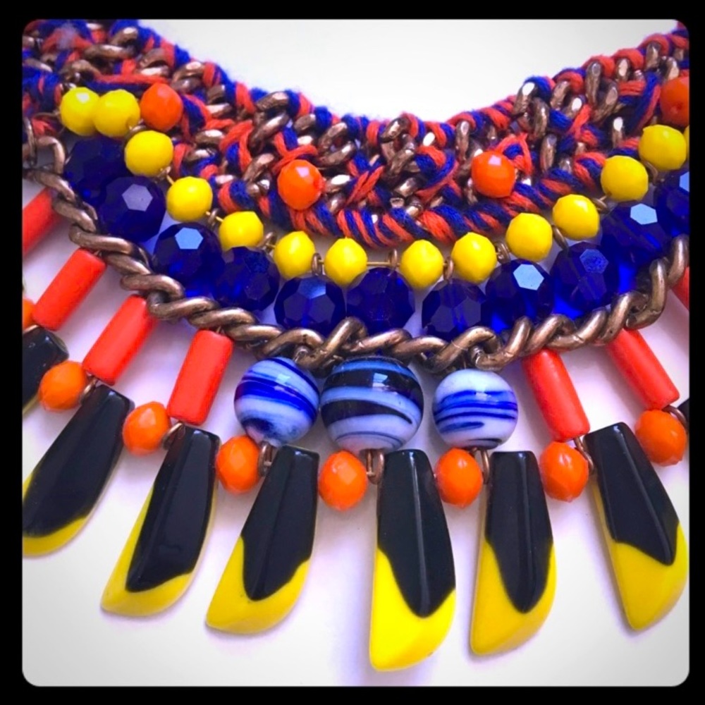 Zara Summer Bib Necklace